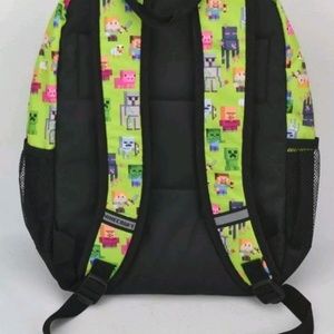 JINX Minecraft Mini Backpack - Grey Miner-Themed Kids Backpack, Official Licensed Minecraft Gear, Perfect For School & Travel - View #11